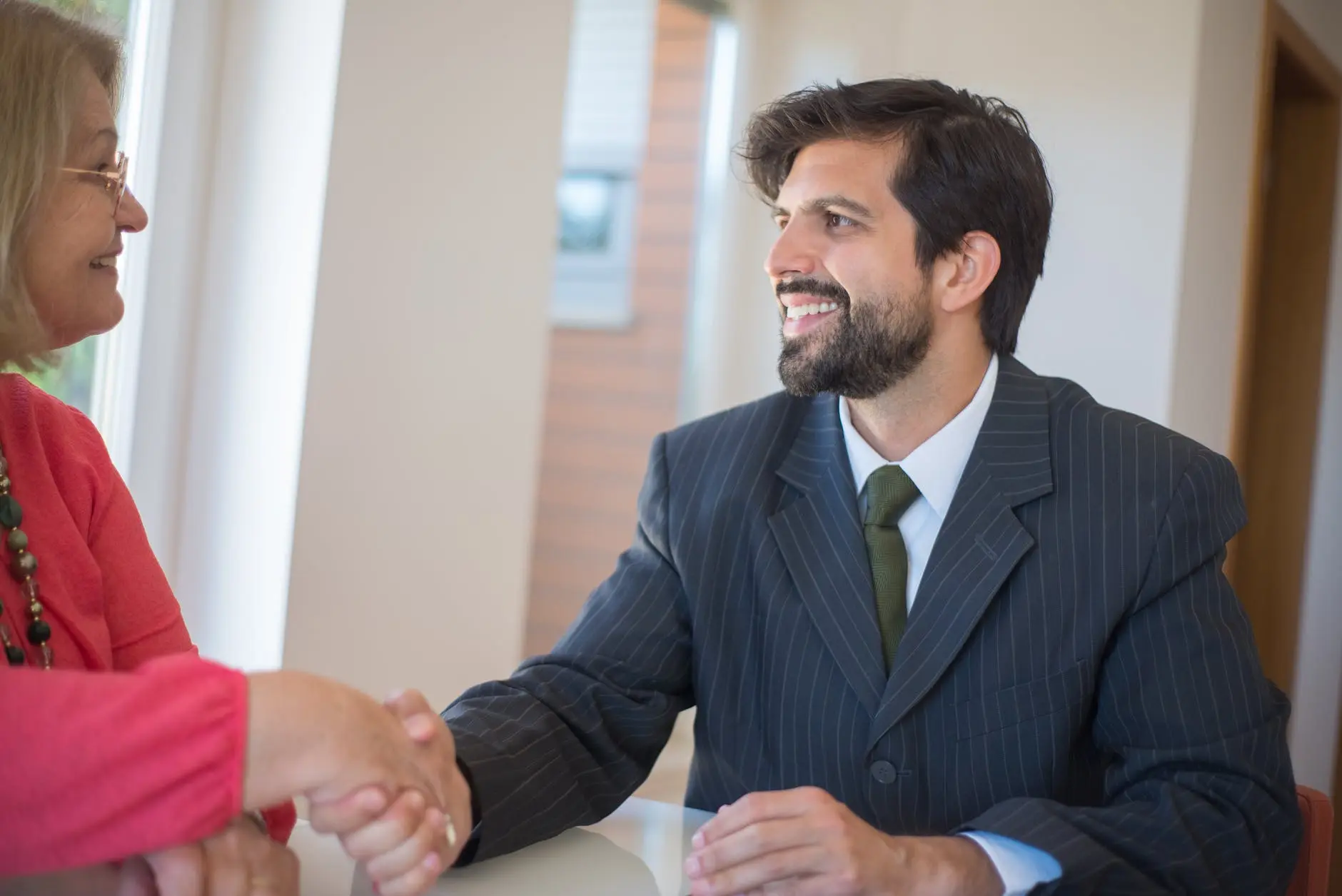 An Insurance Agent explaining the difference between AD&D Insurance and Life Insurance.